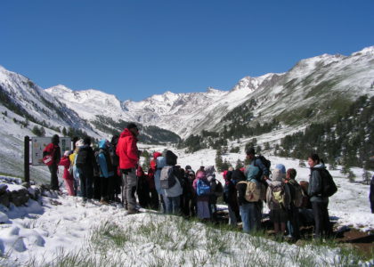 montagne randonnée hiver séjour classe de neige